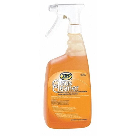 All Purpose Cleaner, Trigger Spray Bottle, 1 qt, Citrus, 12 PK