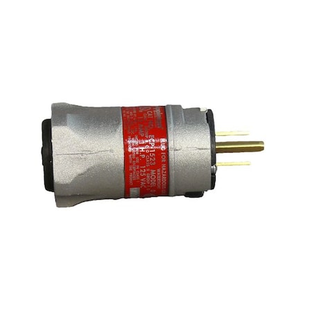 Plug, 20A, 3P, 2W, Thermoplastic Poly, 125VAC
