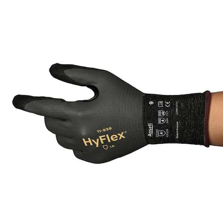 Cut-Resistant Coated Gloves, Cut Level A2 ,Double Dipped ,Foam Nitrile ,Sandy ,10 1 PR