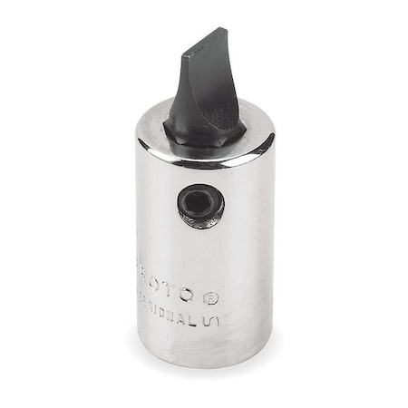 1/4 in Drive Slotted Socket Bit SAE 1/4 in Tip, 1 3/16 in L