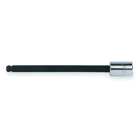 3/8 in Drive Ball Hex Socket Bit SAE 5/16 in Tip, 6 3/32 in L