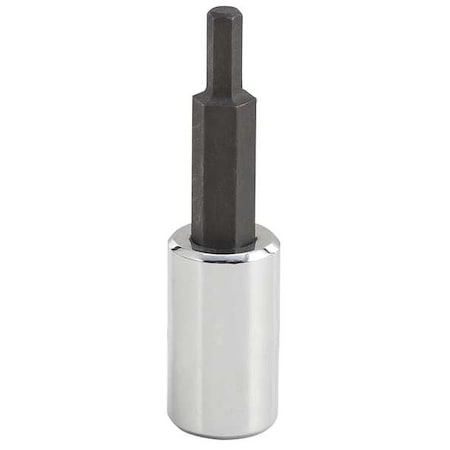 1/4 in Drive Hex Socket Bit SAE 9/64 in Tip, 1 7/8 in L
