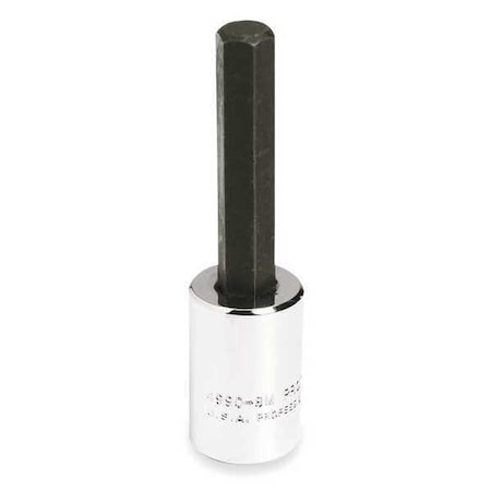 3/8 in Drive Hex Socket Bit Metric 10 mm Tip, 2 23/32 in L, 3/8" Dr ,   10mm Tip Size Socket Bit