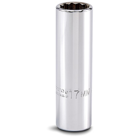 3/8 in Drive, 13/16" Torx(R) SAE Socket, 12 Points,  Steel, Chrome, 13/16 in