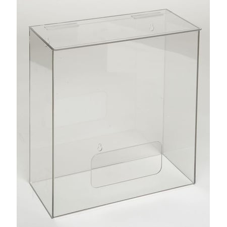 Bouffant Dispenser, PETG, clear, 11-7/8 x 12-3/8 x 5-1/2"