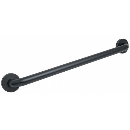 Circle ADA Grab Bar, 41.125 L, Stainless Steel, Matte Black