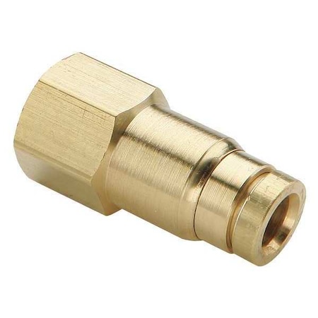 Strt,Brass,Push-Fit1/2in,FNPT1/2in