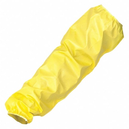 KleenGuard A70 Protective Sleeves, 21 in Length, 1.5 mil Thick, Bound Seam, Yellow, 200 PK