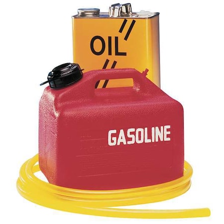 Tubing,1/2 I.D.,50 ft.,Yellow,Flexible