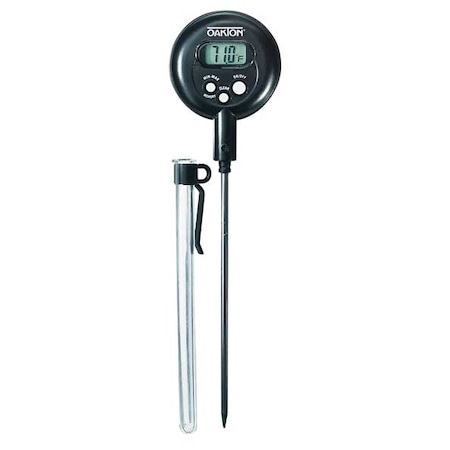5" Stem Digital Pocket Thermometer, 14 Degrees to 392 Degrees F