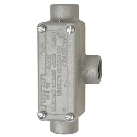 Conduit Outlet Body w/Cover,Iron,T