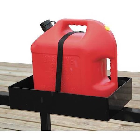Rack, Gas Can, w/Secure Strap