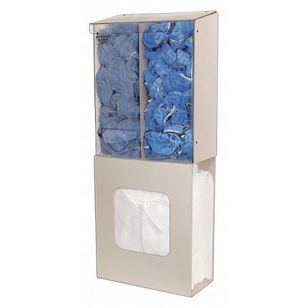 Apparel Dispenser,3 Compartments,Beige