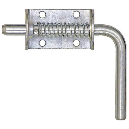 Spring Latch Assembly, 1/2 In, Zinc