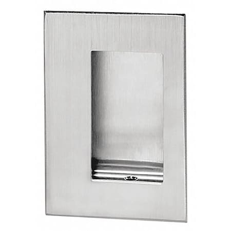 Flush Door Pull,3-1/2" W x 5" L