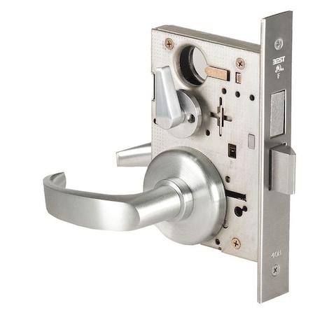 Mortise Lockset,40H Style,2-3/4" Backset