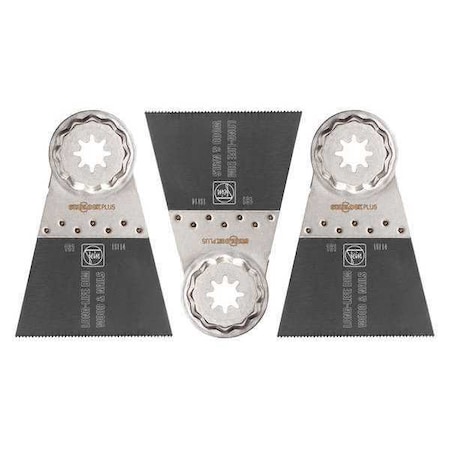 Oscillating Saw Blades,2-9/16In,PK3