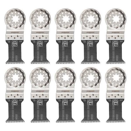 Plunge Blades,Stl,1-3/8in. Size,PK10
