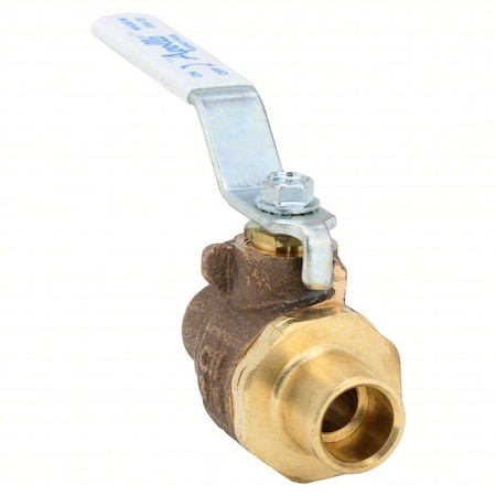 3/8" Sweat Bronze Ball Valve 2-Way