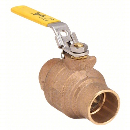 3/8" Sweat Bronze Ball Valve 2-Way
