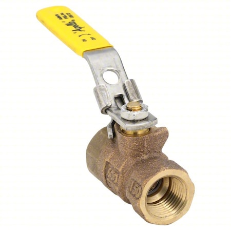 1/2" FNPT Bronze Ball Valve 2-Way