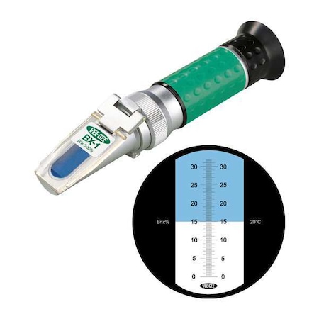 Refractometer,0 to 32 perc Brix