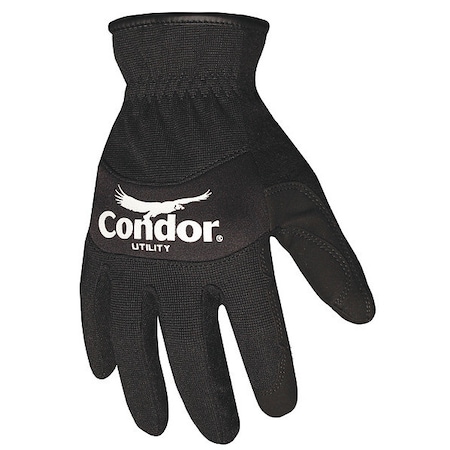 Mechanics Gloves, Black, 2XL, PR