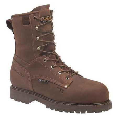 Men's 8-Inch Work Boot, 15, Composite Toe, 8 in H, Brown, CA9528