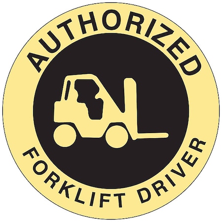 HardHatLabel,Vinyl,Circle,White,PK4