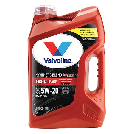 Motor Oil, 5W-20 SAE Grade, 5 Qt.