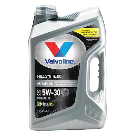 Motor Oil, 5W-30 SAE Grade, 5 Qt.