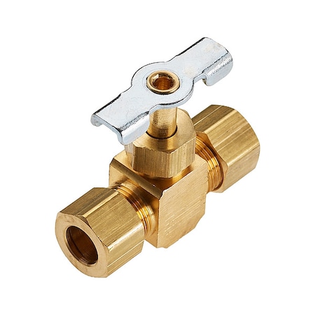 Needle Valve,3/8 In.,Compressn-Compressn
