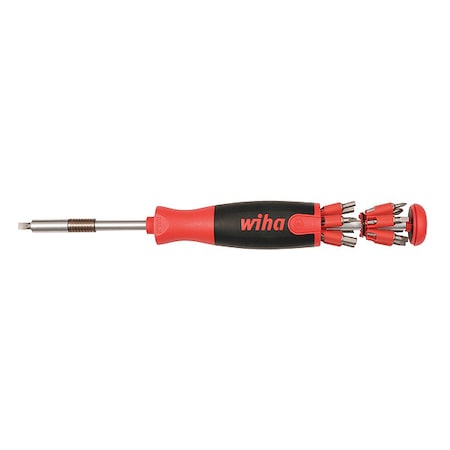 Hex, Phillips, Pozidriv(R), Robertson Square Recess, Slotted, Torx(R) Bit 9 in, Drive Size: 1/4 in