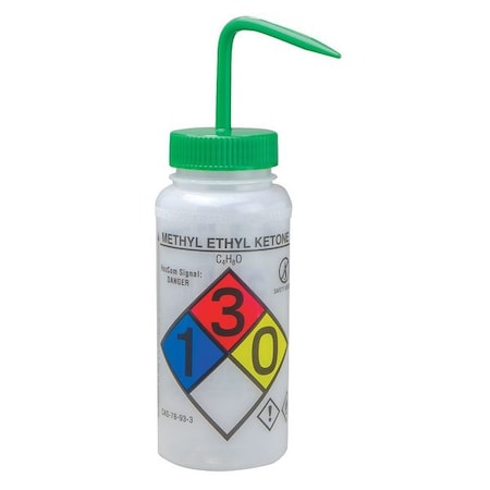 Translucent 500mL Wash Bottle, PK6