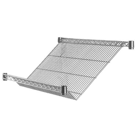 Slanted Wire Shelf 18"W x 24"D
