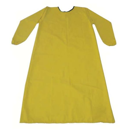 Apron, PVC, Yellow, 46 1/2 in, XL