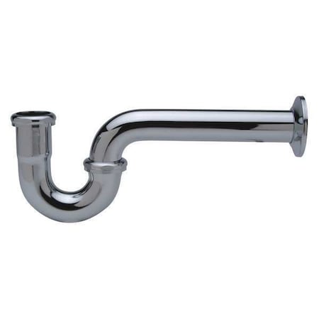 Kitchen Trap, 1-1/4" Pipe Dia., Brass