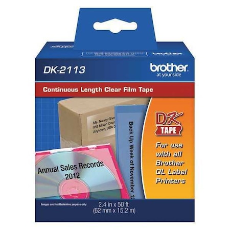 ContinuousLabelStock,Clear,Gloss