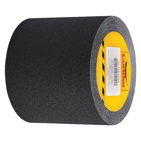 Anti-Slip Tape Silicone Carbide 46 Grit Size, Black, 6" W x 60 ft. L, 41 mil Thick