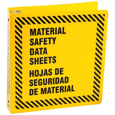 Binder, Material Safety Data Sheets/Hojas de Seguridad de Material, 11 5/8 in W, 11 5/8 in H