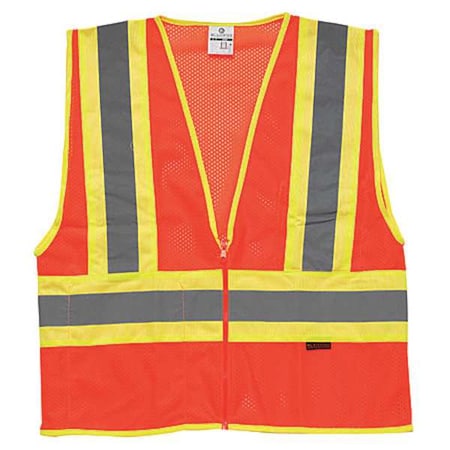 5XL Class 2 High Visibility Vest, Orange