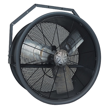 High-Velocity Industrial Fan, 28 in Blade Dia, 3 Blades, 1 Speeds, 120V AC, 35 1/8 in W