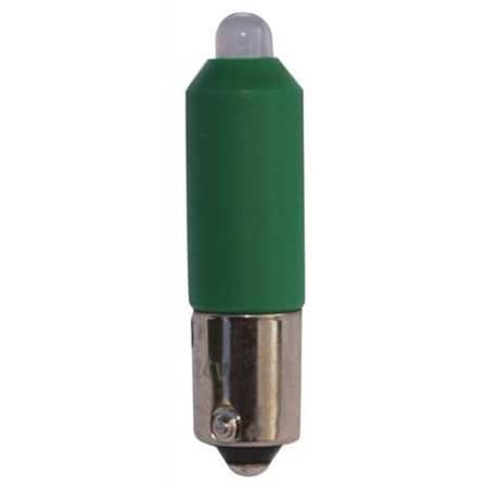 Miniature LED Bulb,24 Volts,Green