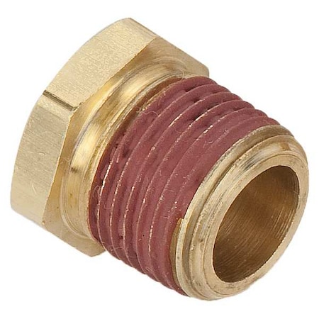 Reducing Bushing Brass Bushing, 1/8 in Female NPT X 3/4 in Male NPT