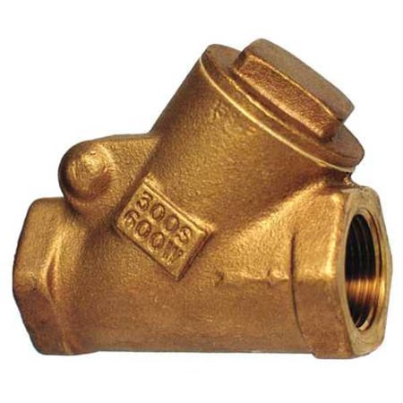1/2" FNPT Bronze Swing Y Check Valve