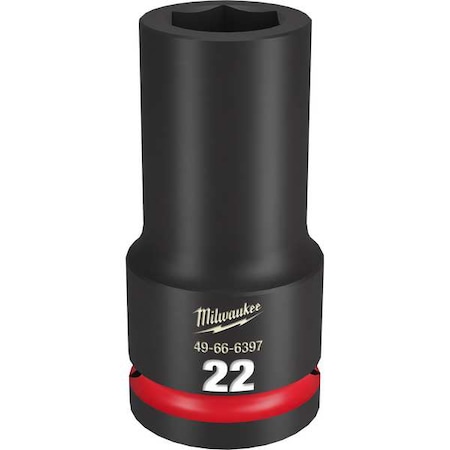 22mm SHOCKWAVE Impact Duty 3/4 in. Drive Deep Well 6 Point Impact Socket