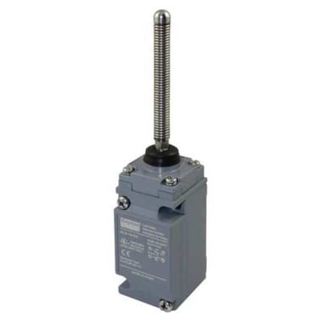 Heavy Duty Limit Switch, Wobble Stick, SPDT, 10A at 600V AC, Actuator Location: Top
