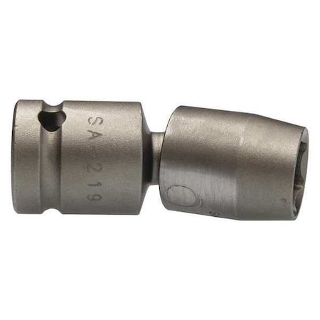 1/2 in Drive Impact Flex Socket Standard Socket, Oiled, Impact Flex Std.,1/2" Dr.,1/2