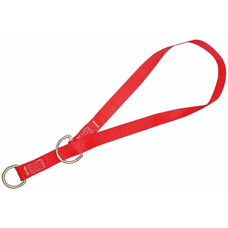 Tie-Off Adapter, 20 ft Length, 310 lb Weigth Capacity, Steel Anchor, D-Ring, 1 Workers per System