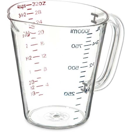 Measure Cup,Clear,1 qt